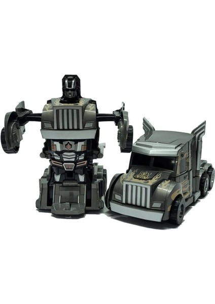 Transformer Tarzı Tıra Dönüşen 14 cm Optimus Prime Robot Olan Tır