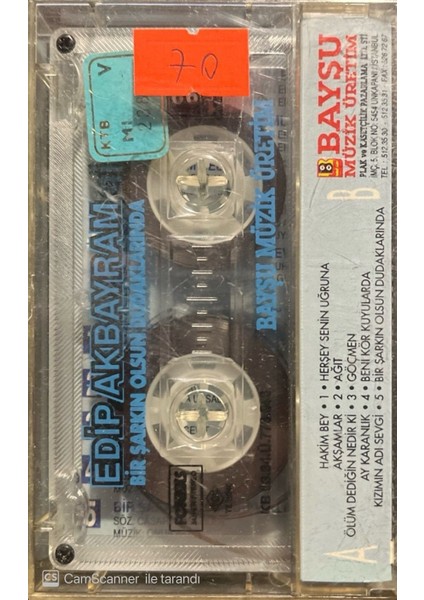 Edip Akbayram Bir Şarkın Olsun Dudaklarında Kaset fiyatları