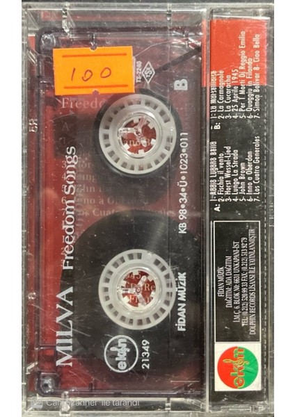 Milva Freedom Songs Kaset fiyatları