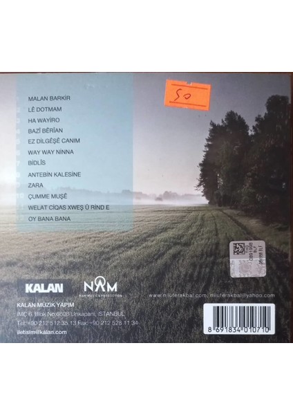 Nilüfer Akbal - Klasiken Kurdi CD fiyatları