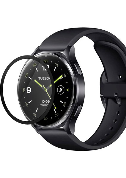 Xiaomi Watch 2 Tam Kaplayan Nano Cam Ekran Koruyucu Siyah