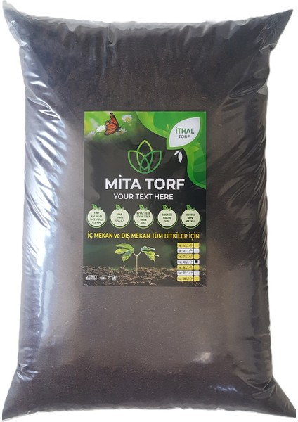 40 Litre Ithal Torf Toprak, Fide Tohum Torfu, Çiçek Toprağı, Steril Torf, Menekşe Toprağı, Köklendirme Torfu