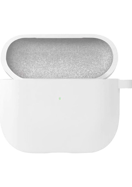 Airpods 4.nesil / Anc Liquid Silicone Lansman Beyaz