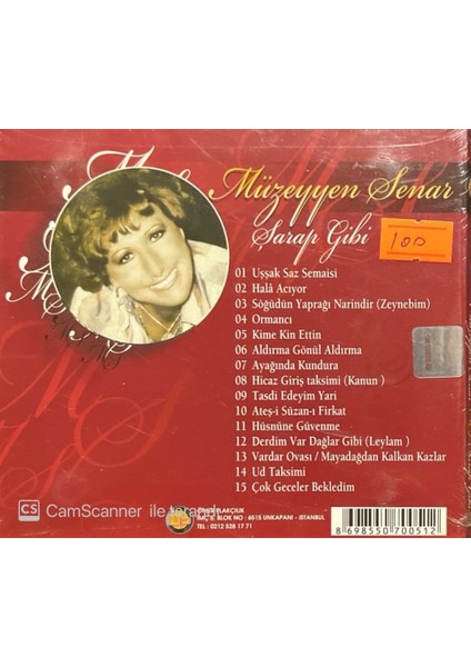 Müzeyyen Senar – Şarap Gibi CD fiyatları