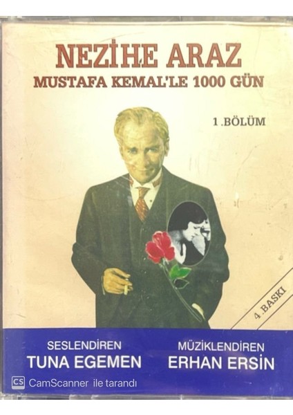 Nezihe Araz Mustafa Kemal' Le (Atatürk) 1000 Gün 1. Bölüm 4 Kaset Açılmamış Jelatininde Kaset