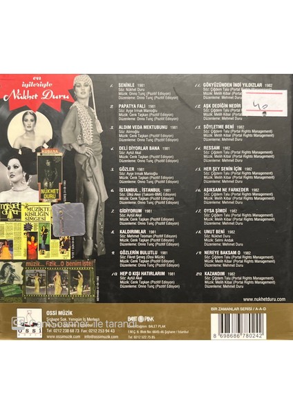 Nükhet Duru – En İyileriyle CD fiyatları