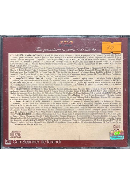 Tüm Zamanların En Sevilen 150 Melodisi 6 CD fiyatları