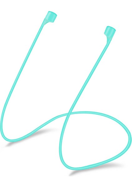 Airpods 4.nesil / Anc Manyetik Mıknatıslı Kulaklık Ipi Turkuaz