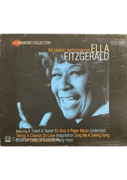 Ella Fitzgerald 64 Classic Performances Box Set Triple CD