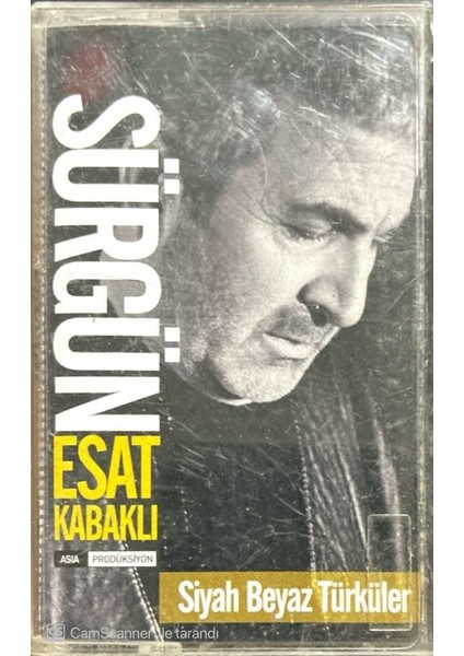 Esat Kabaklı Sürgün Siyah Beyaz Türküler Kaset