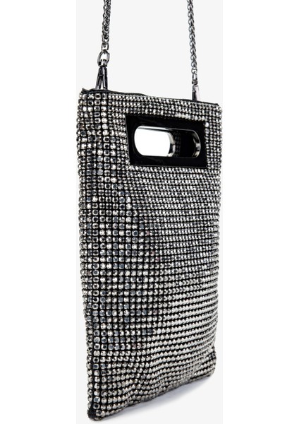 Kadın Vegan Metalik Omuz Çanta 921 26884 Bn Canta SK24-25 Pewter