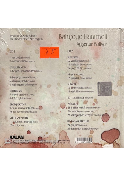 Ayşenur Kolivar – Bahçeye Hanımeli Açılmamış Ambalajında CD