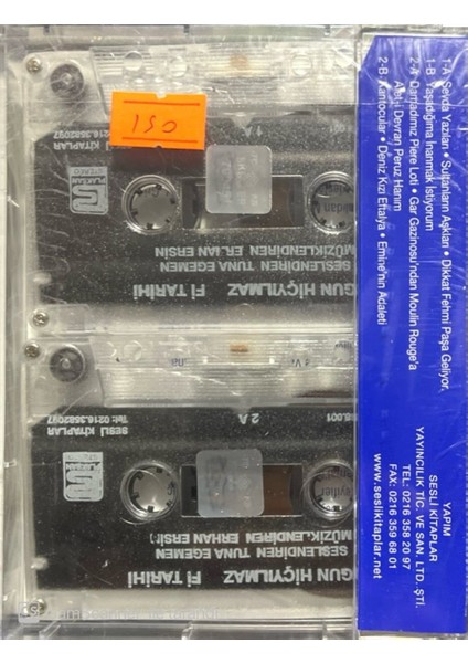 Ergun Hiçyılmaz Fi Tarihi Double Açılmamış Jelatininde Kaset fiyatları