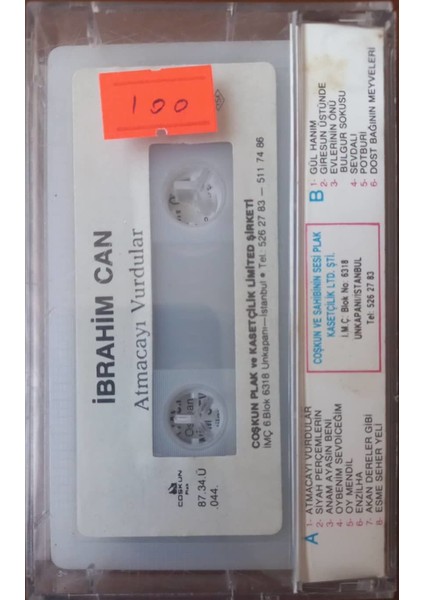 Ibrahim Can Atmacayı Vurdular Kaset