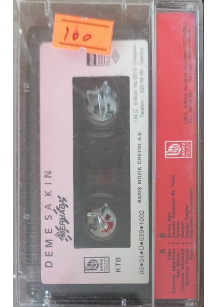 Grup Merhaba Deme Sakın Kaset fiyatları