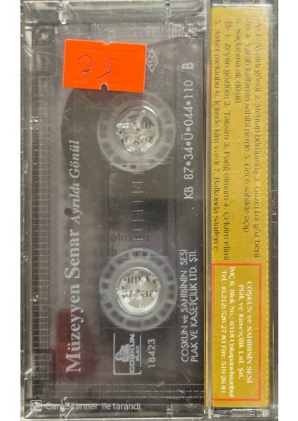 Müzeyyen Senar Ayrıldı Gönül Kaset fiyatları