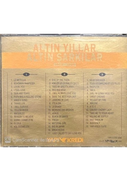 Altın Yıllar – Altın Şarkılar 1969-1994 Triple CD
