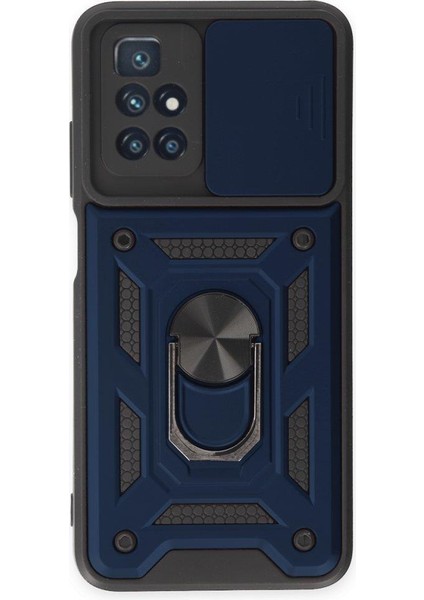 Xiaomi Redmi 10 2022 Ile Uyumlu Kılıf Kamera Korumalı Sürgülü Yüzüklü Standlı Tank fiyatları