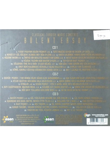 Bülent Ersoy – Classical Türkish Music Concert CD