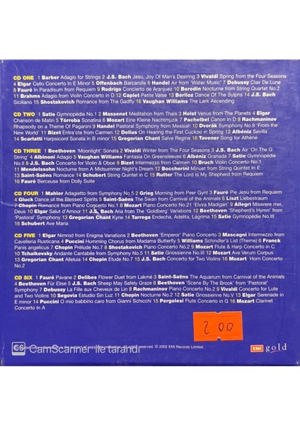 Best of Classial Chillout 6 CD Lik Set