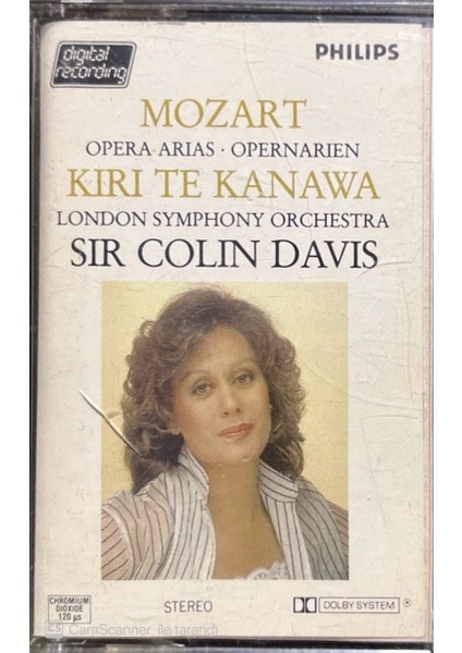 Mozart Arias Kiri Te Kanawa Classic Kaset