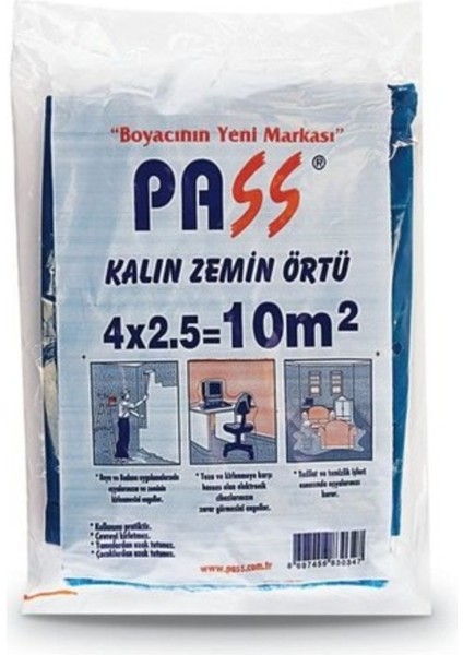 Pass 506K Kalın Pratik Branda 4x2.5=10 M² (150 Gr)