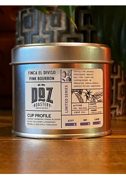 Colombia Finca El Diviso - Pink Bourbon Washed 100 Gr.