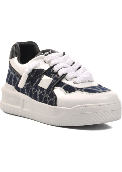 Lacivert-Beyaz Erkek Sneaker