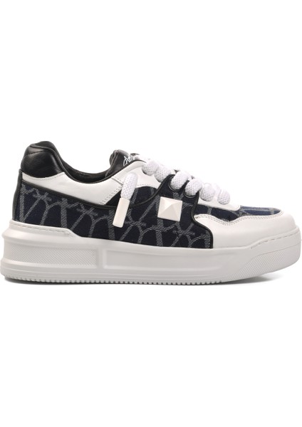 Lacivert-Beyaz Erkek Sneaker