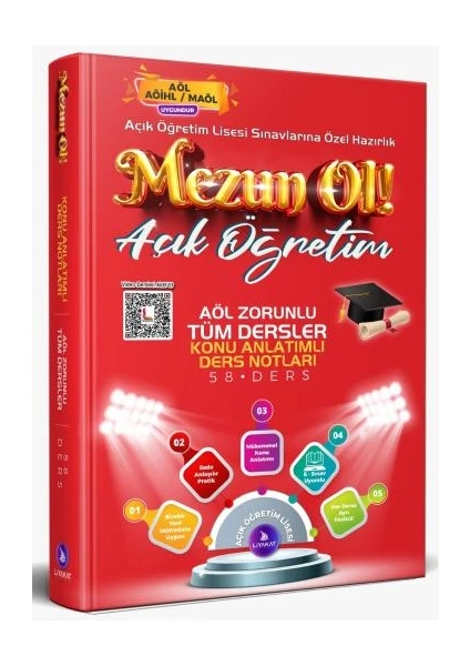 Mezun Ol Zorunlu Tüm Dersler Konu Anlatımlı Ders Notları - Açık Öğretim Lisesi Sınavlarına Özel Hazırlık