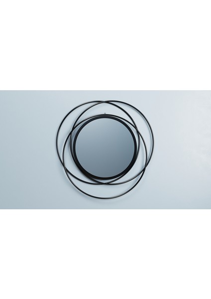 Halkalı Model Metal Dekoratif Duvar Aynası