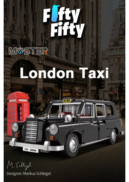 Cada London Taxi -C62004W (1871 Parça) Profesyonel Oyuncak Yapım Seti