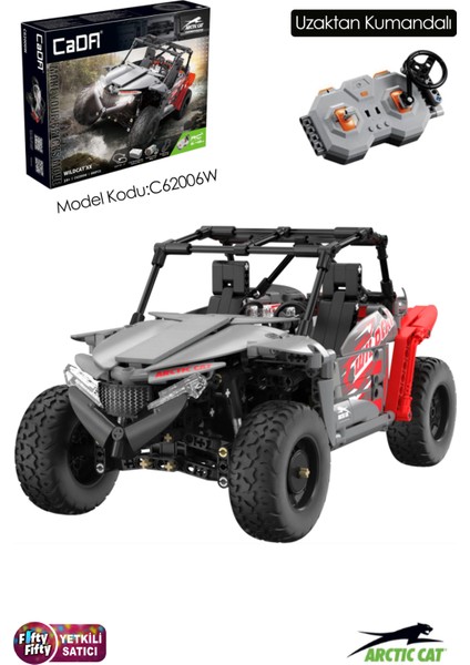 Cada Arctıc Cat Wildcat Xx -C62006W (686 Parça) Uzaktan Kumandalı Oyuncak Yapım Seti