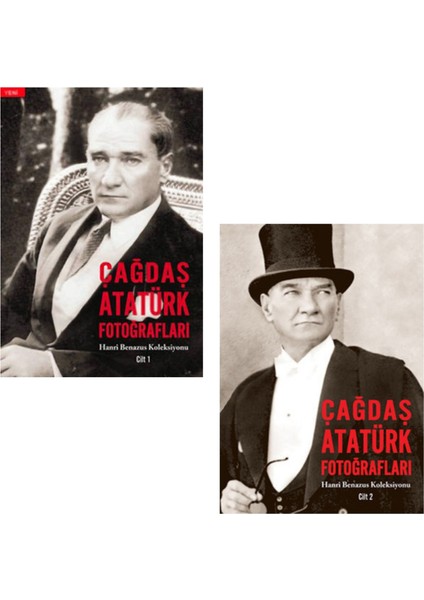 Çağdaş Atatürk Fotoğrafları (Hanri Benazus Koleksiyonu) - 2 Kitap Set