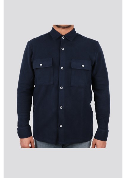 Slim Fit Selanik Örme Gömlek 206-12-24