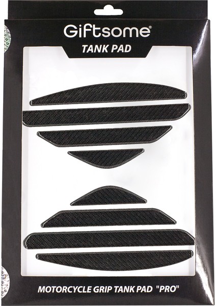 Universal Kaydırmaz 6d Karbon Yan Tank Pad, Tank Girp, Yakıt Tankı Koruma GCS04