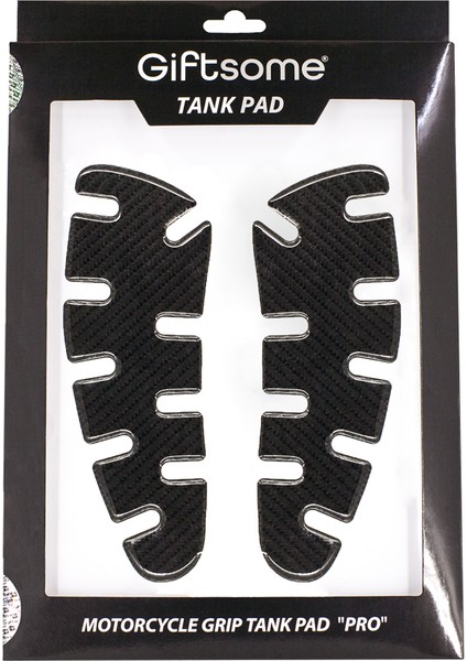 Universal Kaydırmaz 6d Karbon Yan Tank Pad, Tank Girp, Yakıt Tankı Koruma GCS01