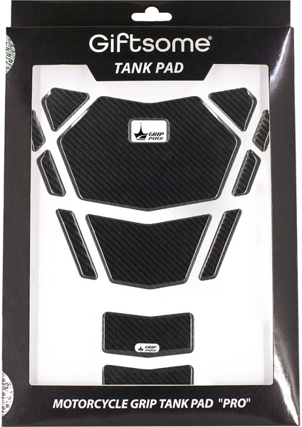 Aprilia ile Uyumlu Kaydırmaz 6d Karbon Tank Pad, Tank Girp, Yakıt Tankı Koruma GC11