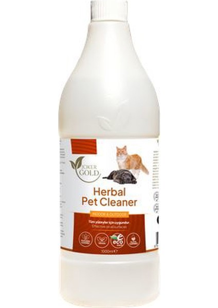 Bitkisel Kedi & Köpek Alanları Çok Amaçlı Yüzey Temizleyici & Leke Çıkarıcı 1 Litre