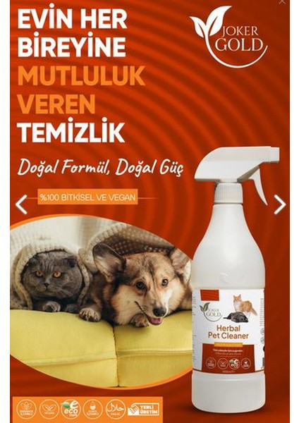 Bitkisel Kedi & Köpek Alanları Çok Amaçlı Yüzey Temizleyici & Leke Çıkarıcı 1 Litre fırsatları