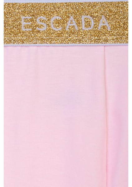 Şerit Detaylı Pudra Bebek Pantolon