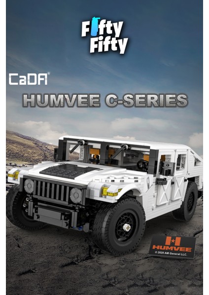 Cada Humvee -C61027W (1380 Parça) Profesyonel Oyuncak Yapım Seti