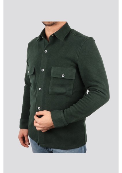 Slim Fit Selanik Örme Gömlek 206-11-24 fiyatları