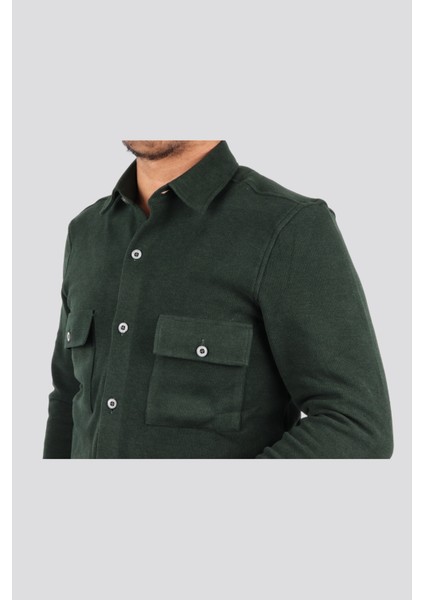 Slim Fit Selanik Örme Gömlek 206-11-24 modelleri