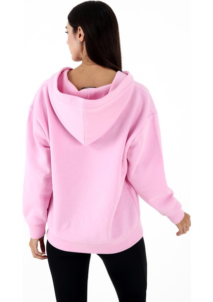 Elegance Kadın Spor Sweatshirt Pembe