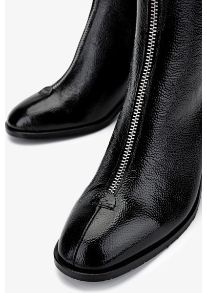 Kadın Deri Topuklu Bot 1081 552 Bn Bot SK24-25 Sıyah Lzrd modelleri