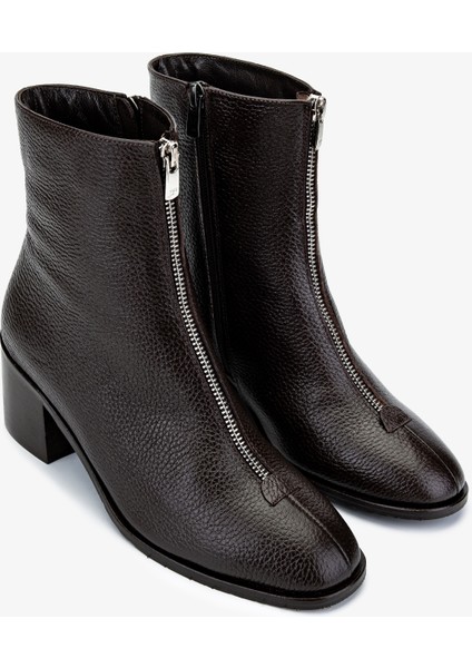 Kadın Deri Kahverengi Topuklu Bot 1081 552 Bn Bot SK24-25 Kahve Fltr fiyatları