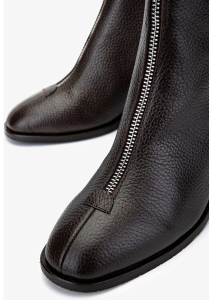 Kadın Deri Kahverengi Topuklu Bot 1081 552 Bn Bot SK24-25 Kahve Fltr modelleri