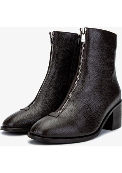 Kadın Deri Kahverengi Topuklu Bot 1081 552 Bn Bot SK24-25 Kahve Fltr fırsatları