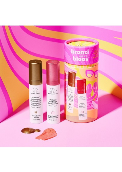 Bronzi And The Bloos™ - Bronzlaştırıcı Serum ve Gül Serumu Içeren Yüz Bakım Seti modelleri